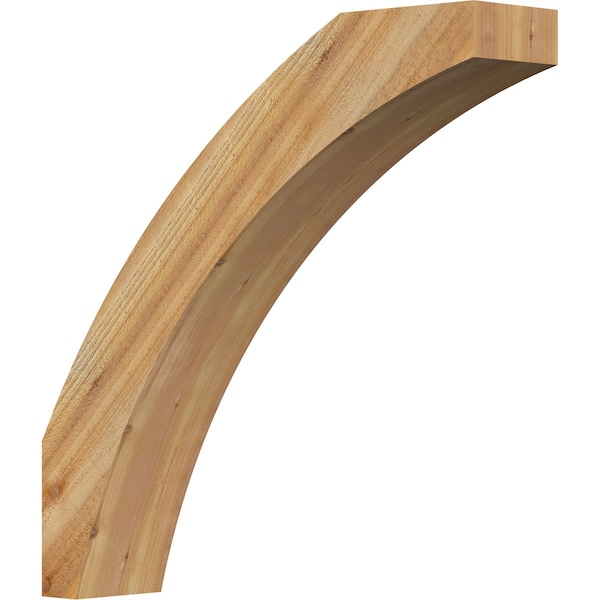 Ekena Millwork 6"W x 28"D x 28"H Thorton Rough Sawn Knee Brace, Western Red Cedar BRC06X28X28THR00RWR - main